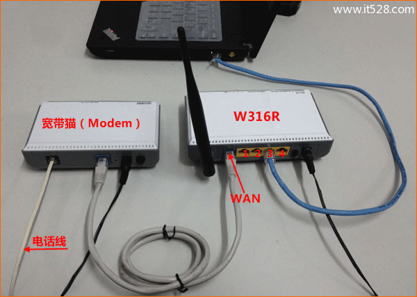 腾达(Tenda)W316R无线路由器设置上网