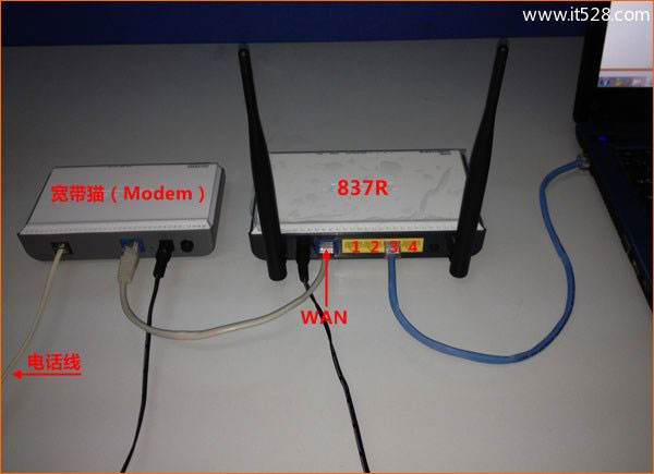 腾达(Tenda)837R无线路由器设置上网