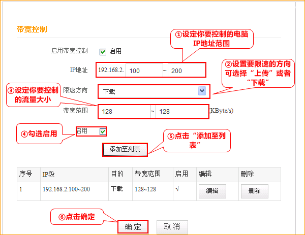 腾达(Tenda)A32路由器限制网速(带宽控制)上网设置方法